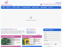 Tablet Screenshot of bergenindia.com